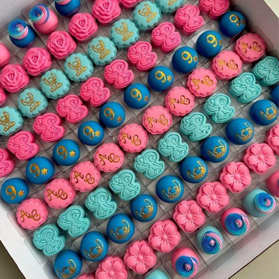 Personalized Lilo & Stitch themed brigadeiros